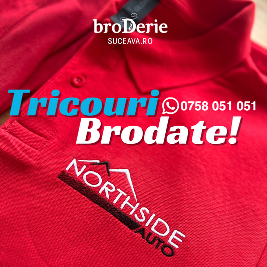 Tricou brodat Northside Auto