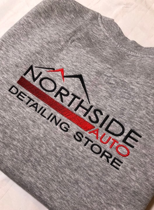 Hanorac fără glugă brodat - NorthSide Auto Detailing Store