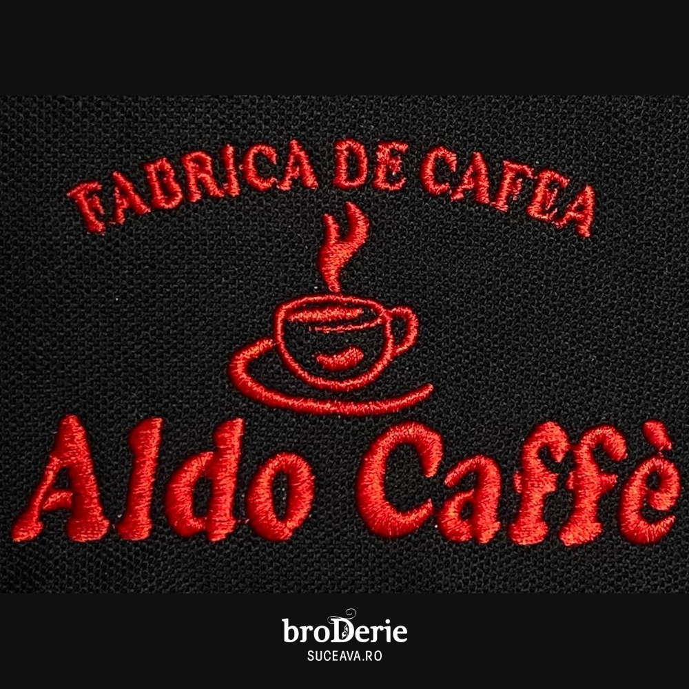 Logo Aldo Caffe brodat