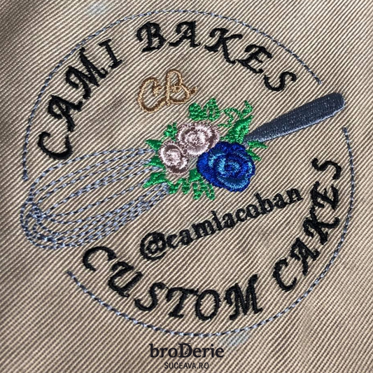 Logo Cami Bakes brodat