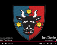 Emblema brodată „BUCOVINA” – un simbol cusut cu mândrie și tradiție
