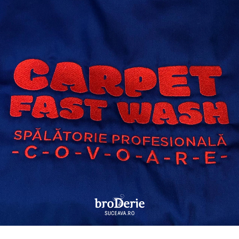 Logo brodat Carpet Wash