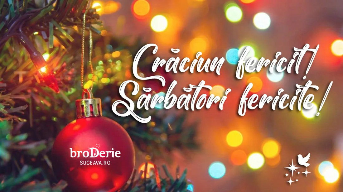 🎄✨ Crăciun Fericit din partea echipei Broderie Suceava! 🎁❄️