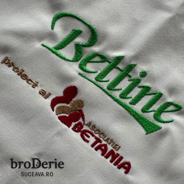 Bettine brodat pe tunica