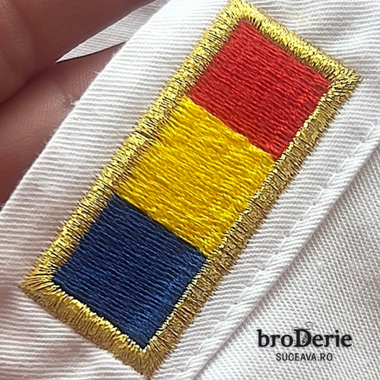Steagul Romaniei brodat