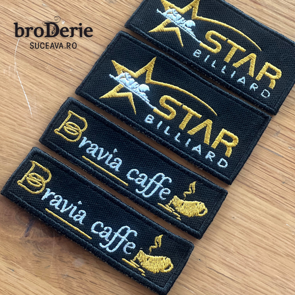 Embleme brodate Bravia Caffe