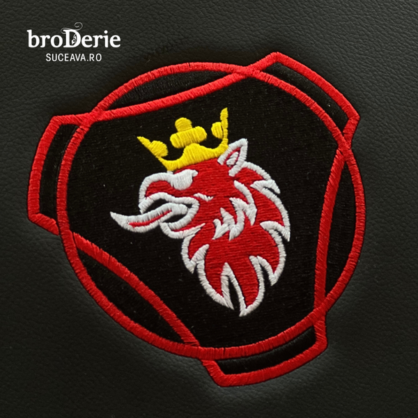 SCANIA brodat pe ecopiele