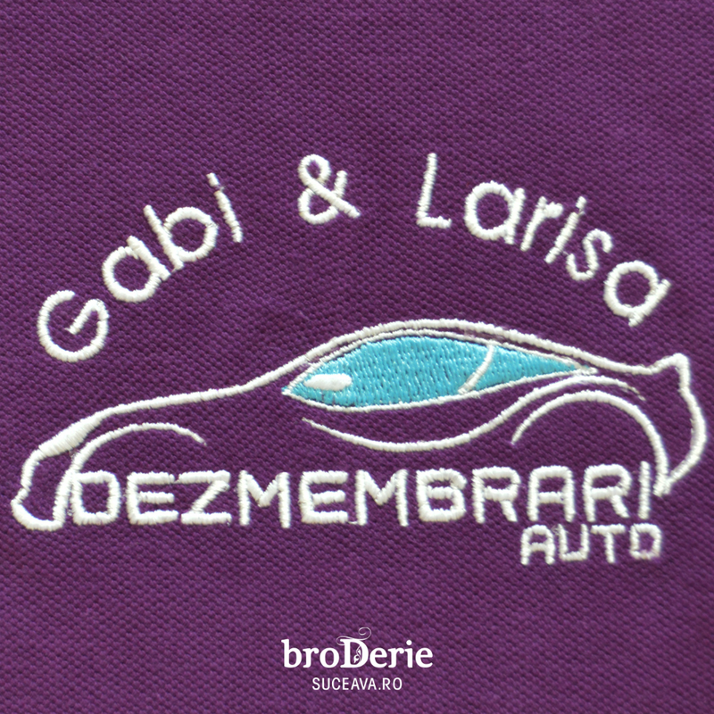 Logo brodat Gabi & Larisa Dezmembrari Auto