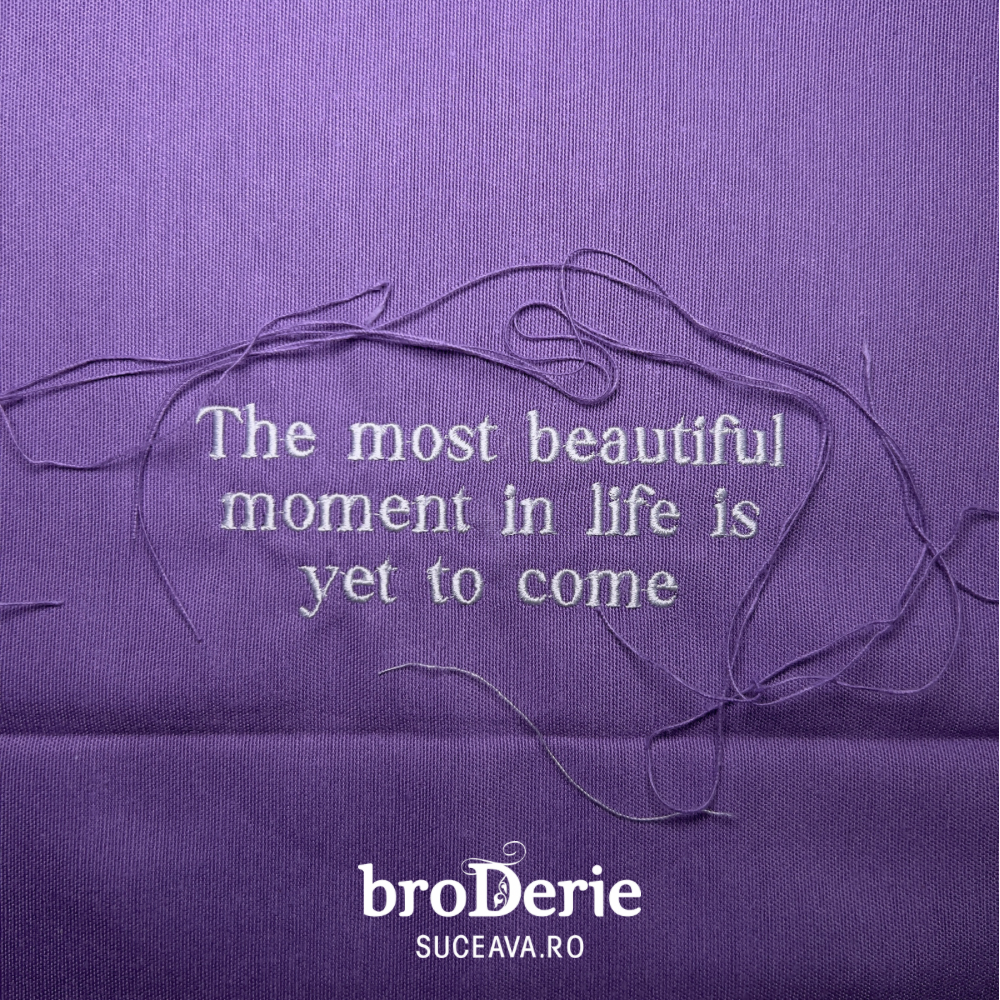 The most beautiful moment in life is yet to come