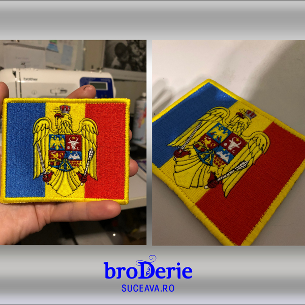 Emblema Romania brodata