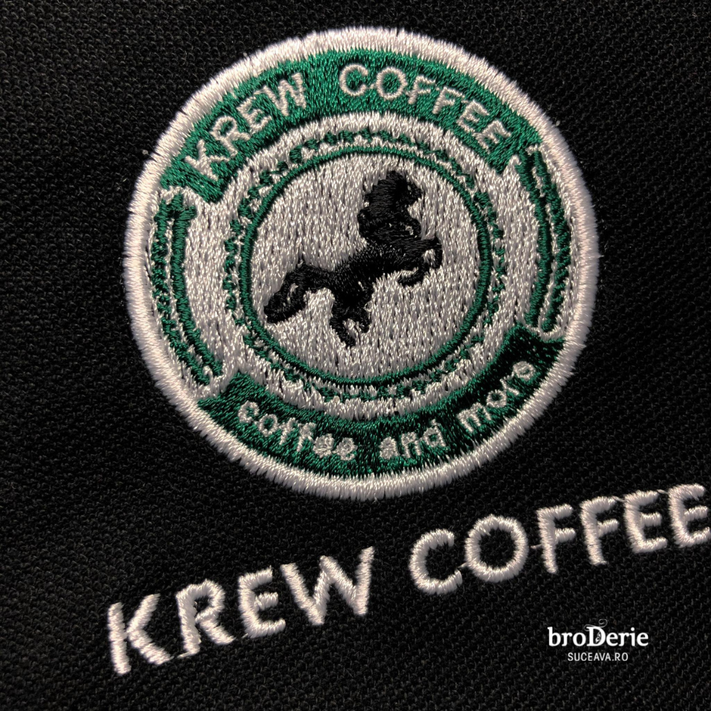 Logo brodat Krew Coffee