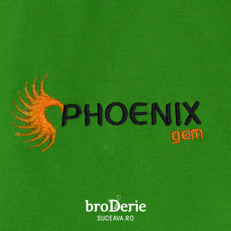 Logo brodat Phoenix gem