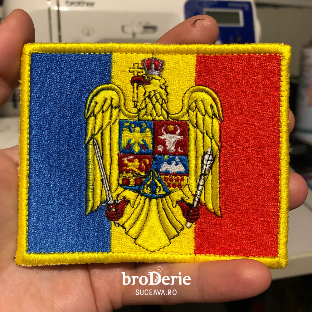Emblema brodata Romania