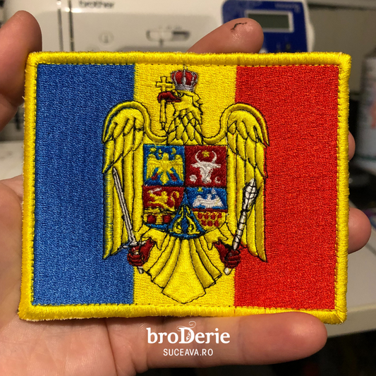 Emblema brodata Romania