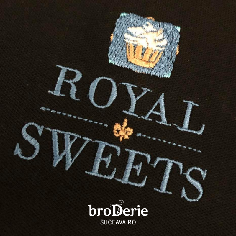 Logo Royal Sweets brodat