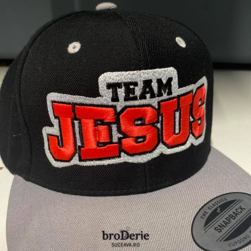 Sapca brodata Team Jesus