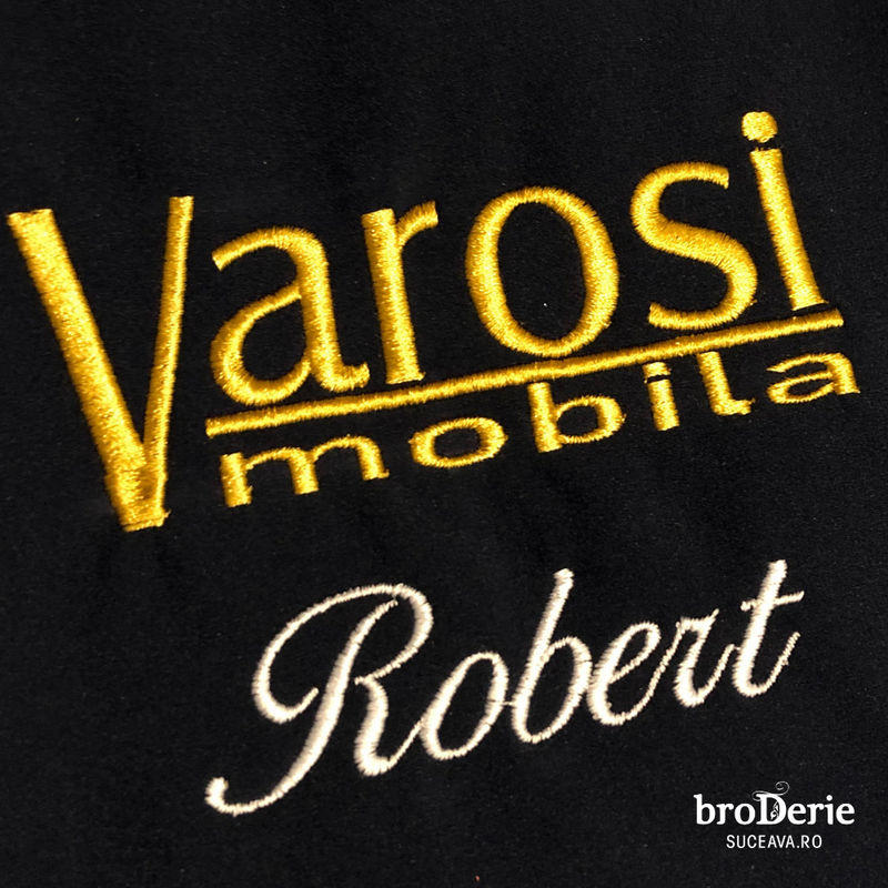 Logo brodat Varosi mobile si nume