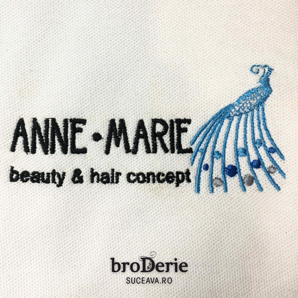 Logo brodat ANNE MARIE