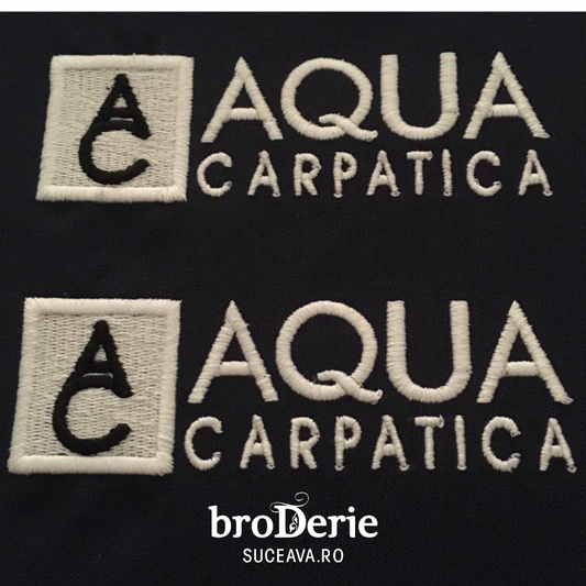 Logo AQUA CARPATICA brodat