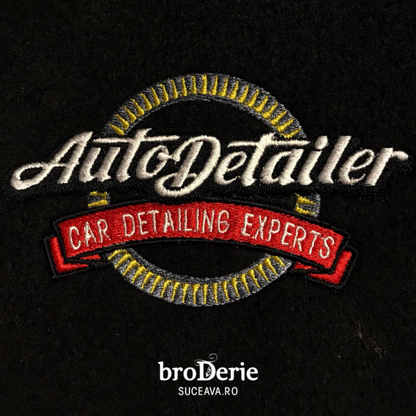 Logo brodat Autodetailer - Ciprian Lazarescu