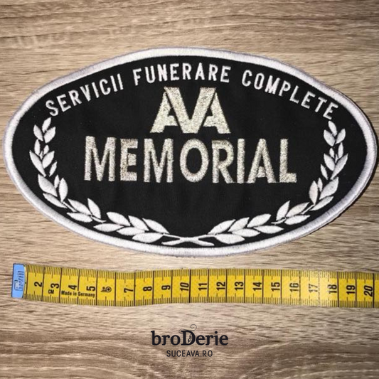 Emblema brodata AVA MEMORIAL