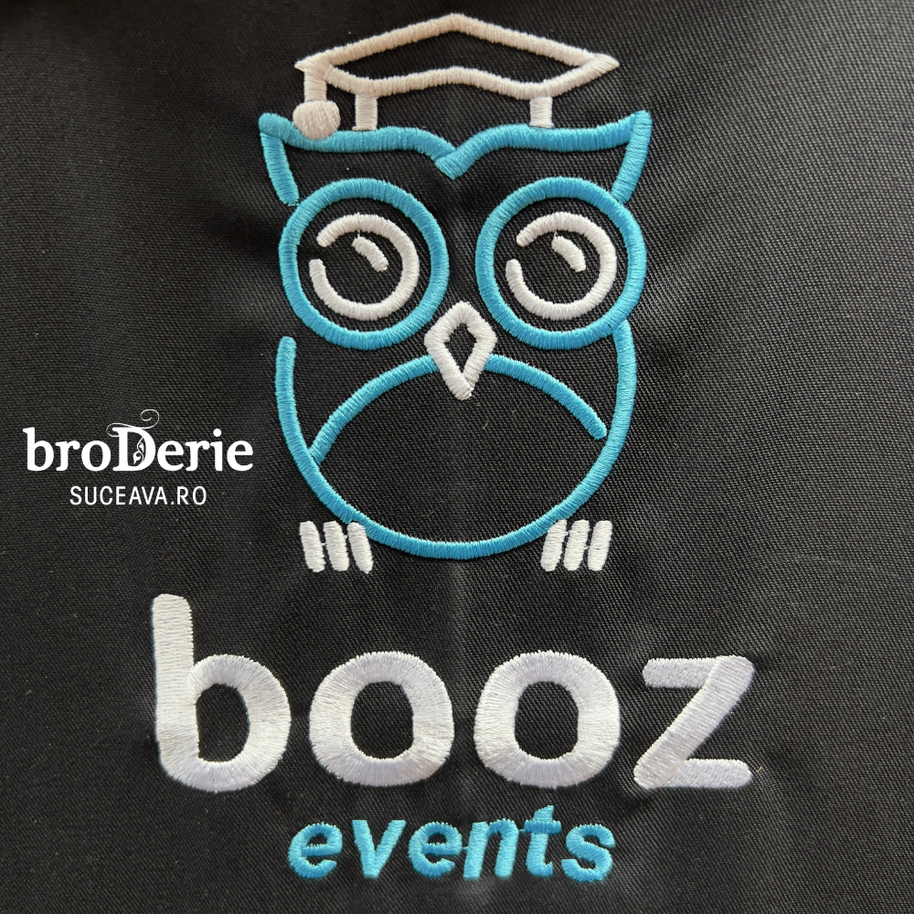 Booz Events logo brodat