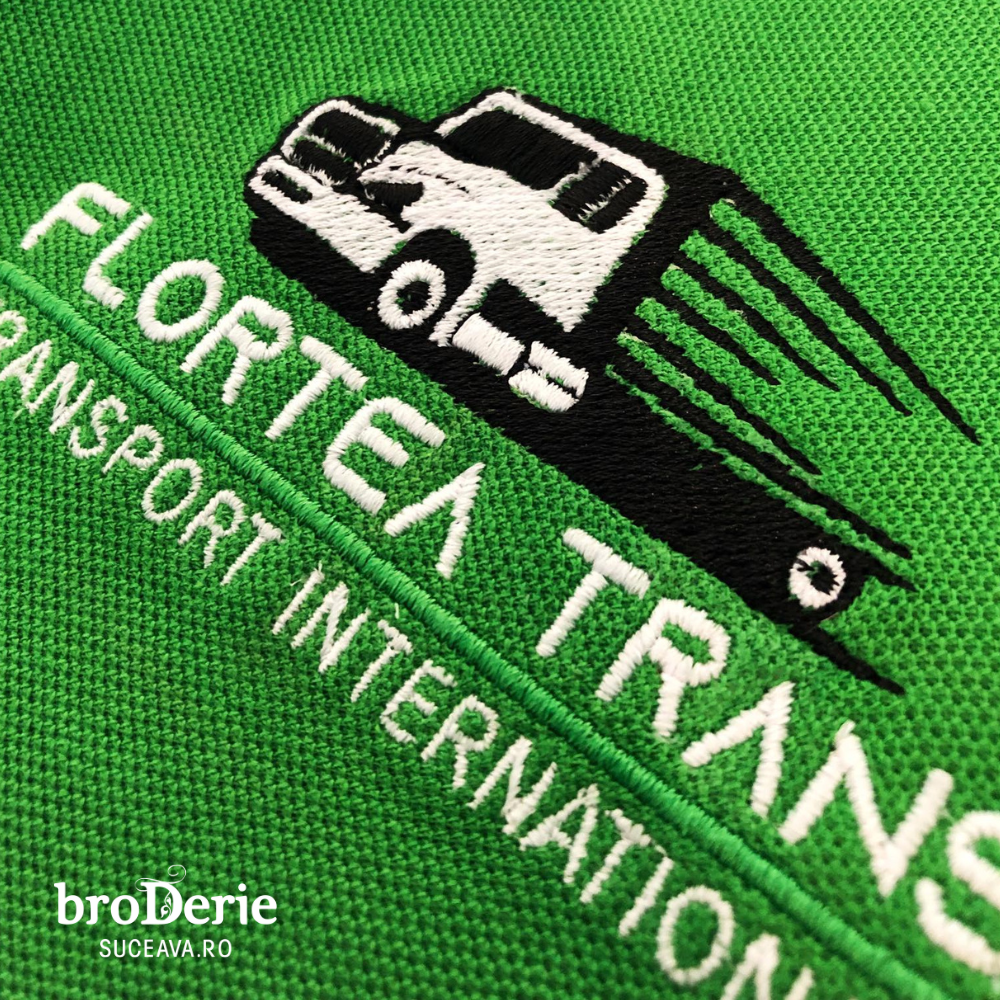 Logo brodat Flortea Trans