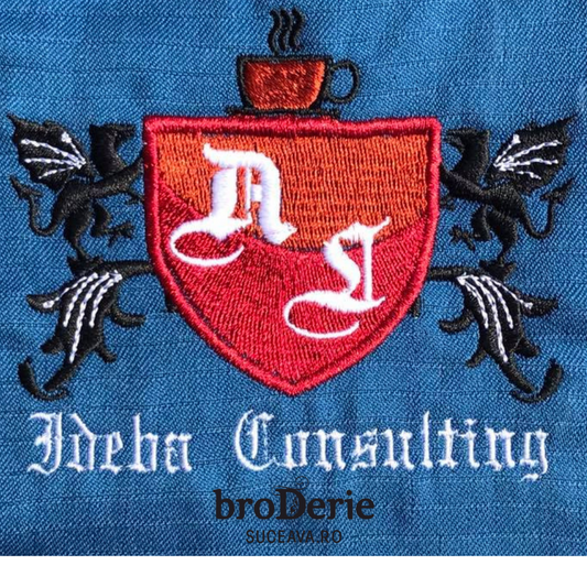 Logo brodat Ideba Consulting