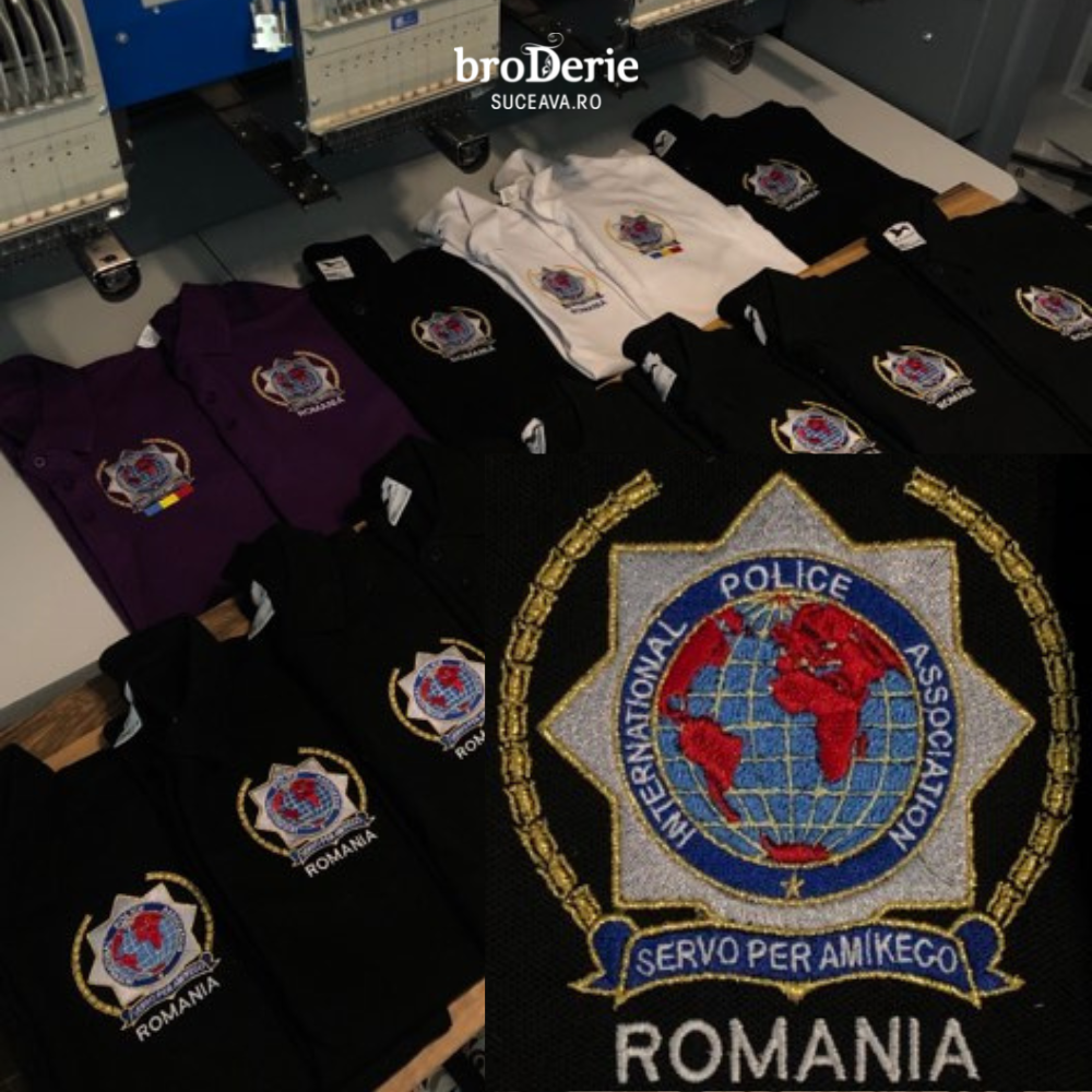 Tricouri brodate cu IPA Romania