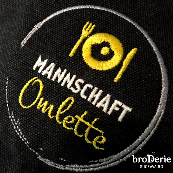 Logo brodat Mannschaft Omlette