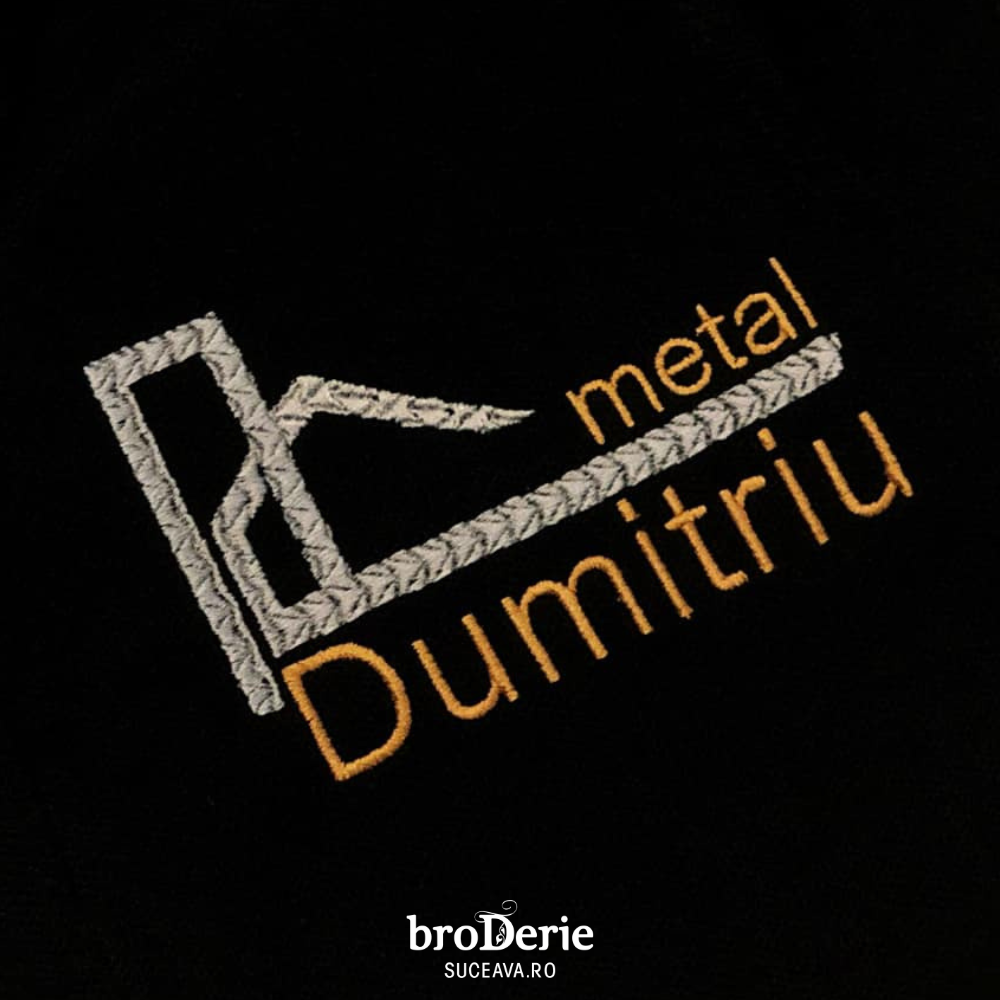 Logo brodat Metal Dumitriu
