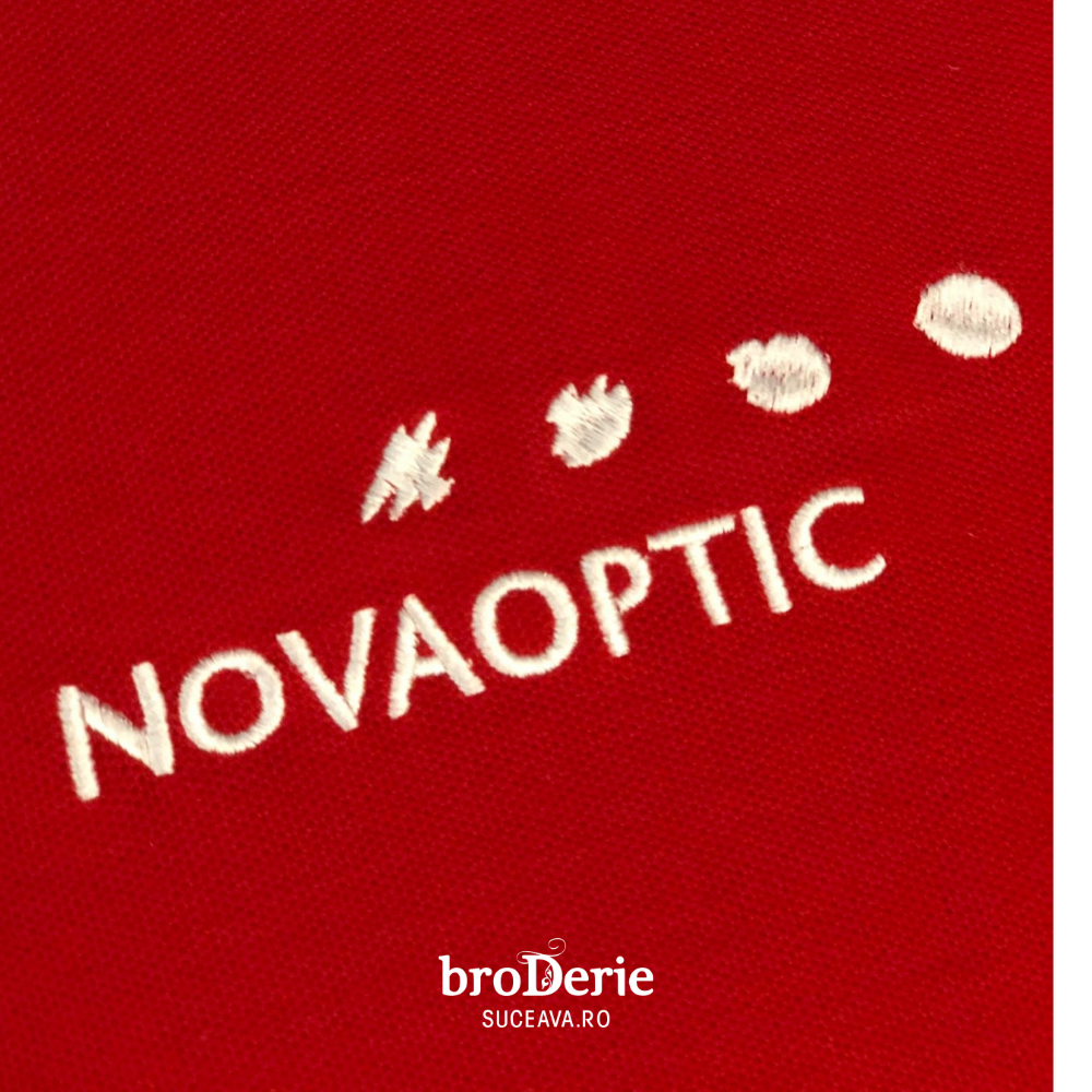 Logo brodat NOVAOPTIC