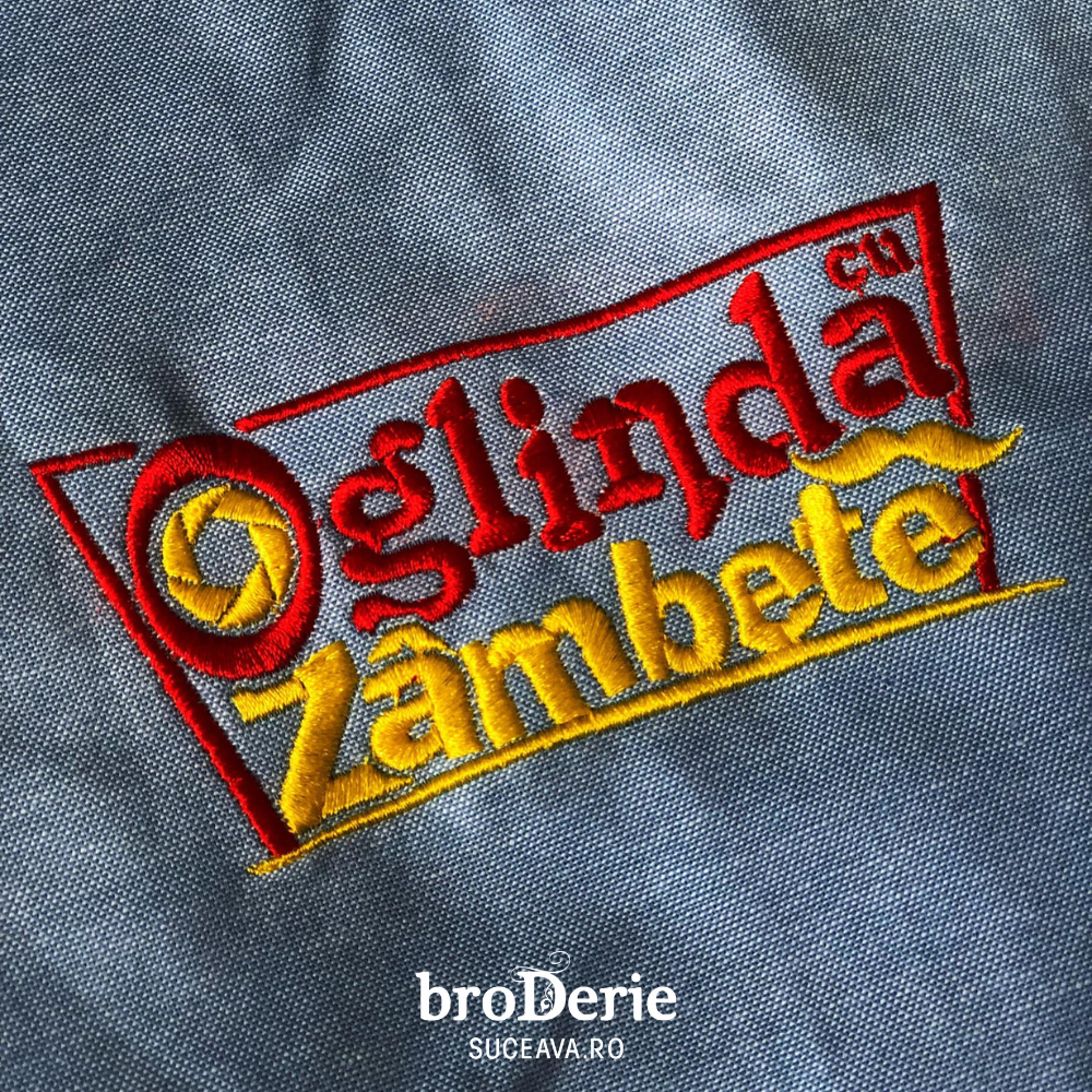 Logo brodat Oglinda cu Zambete