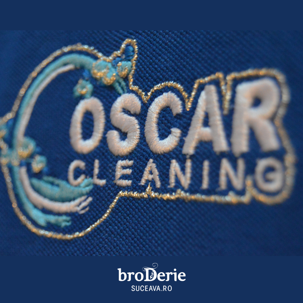 Logo brodat Oscar Cleaning