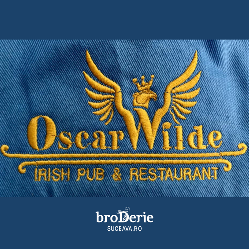 Logo brodat Oscar Wilde - irish pub & restaurant