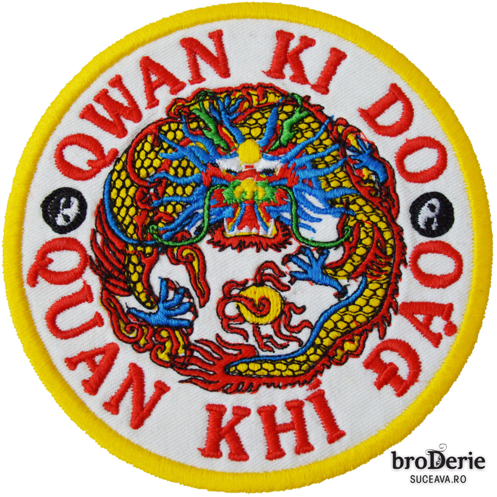 Emblema brodata Qwan Ki Do