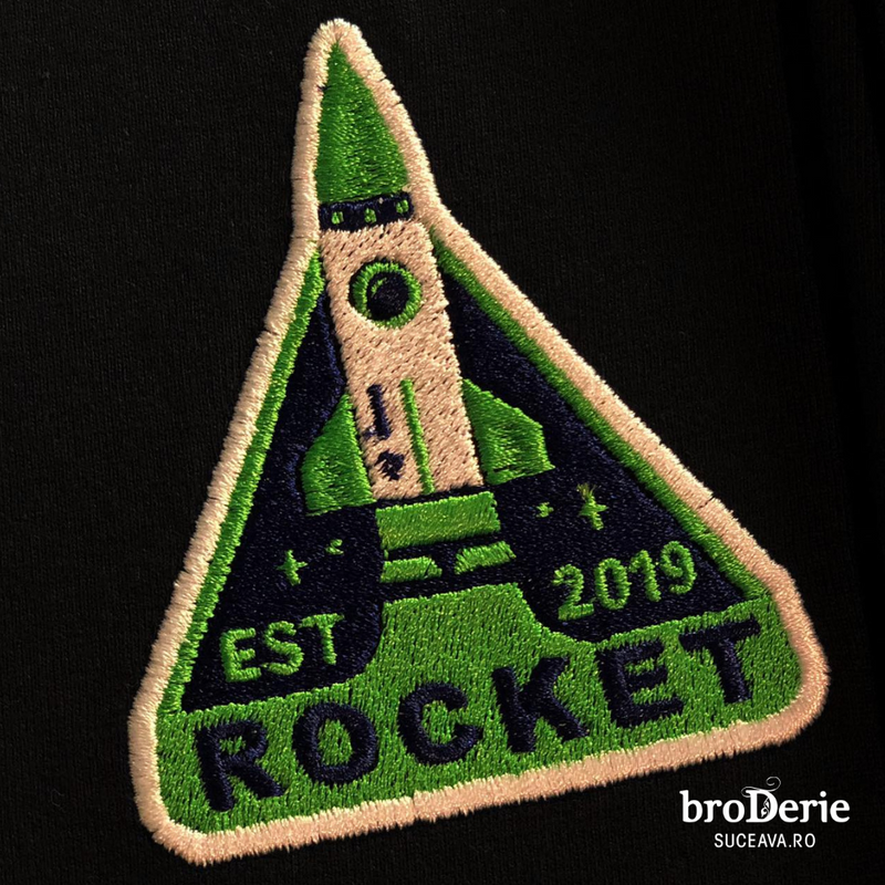 Emblema brodata Rocket