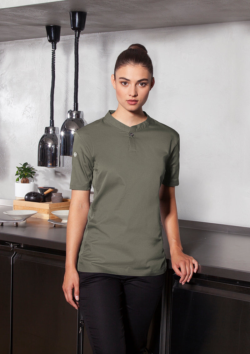 Short-Sleeve Ladies' Work Shirt Performance