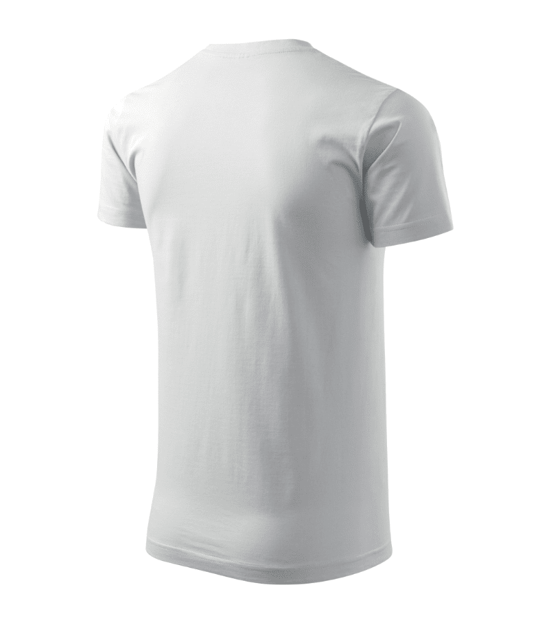 Tricou basic alb personalizat brodat