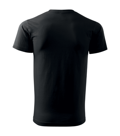 Tricou basic negru personalizat brodat