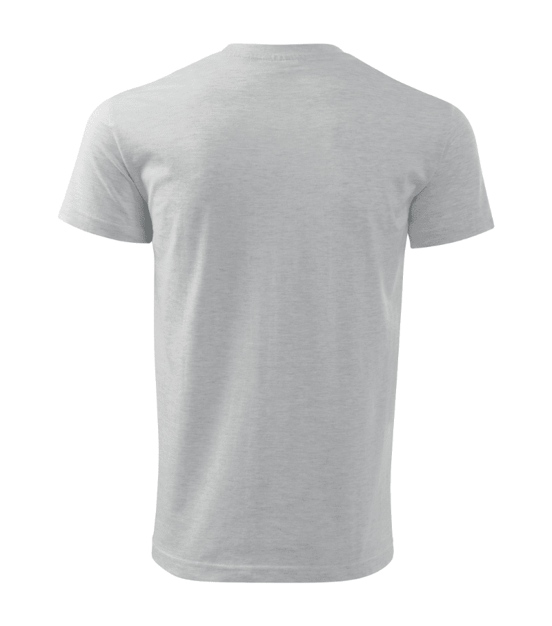 Tricou basic gri deschis personalizat brodat