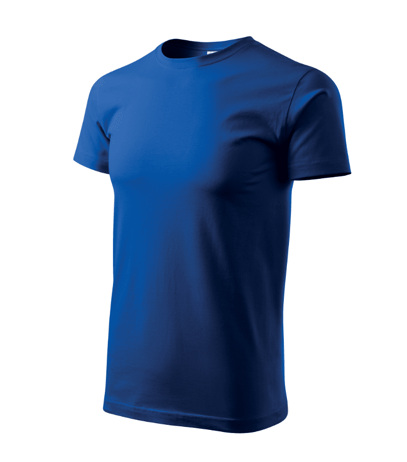 Tricou basic albastru regal personalizat brodat