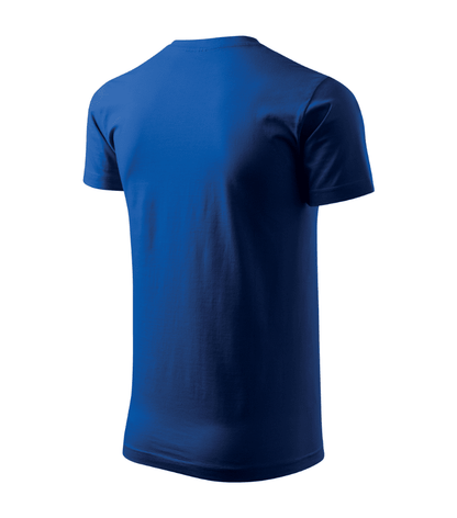 Tricou basic albastru regal personalizat brodat