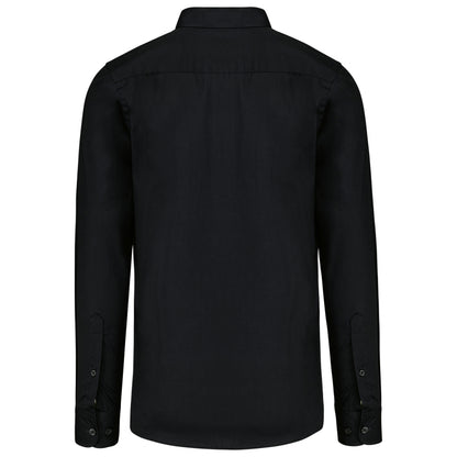 KA513 Men's long-sleeved cotton poplin shirt