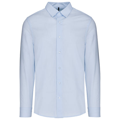 KA513 Men's long-sleeved cotton poplin shirt