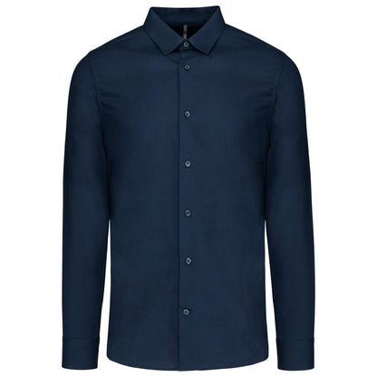 KA513 Men's long-sleeved cotton poplin shirt