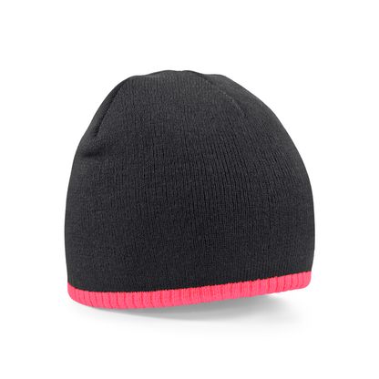 Two-Tone Pull-On Beanie 