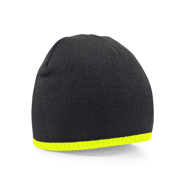 Two-Tone Pull-On Beanie 