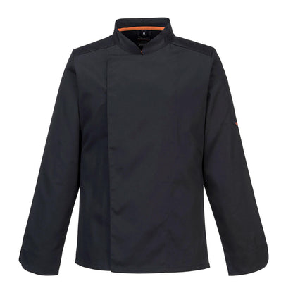 C846 - Long Sleeve Stretch Mesh Air Pro Chef Tunic