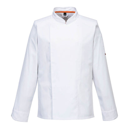 C846 - Long Sleeve Stretch Mesh Air Pro Chef Tunic